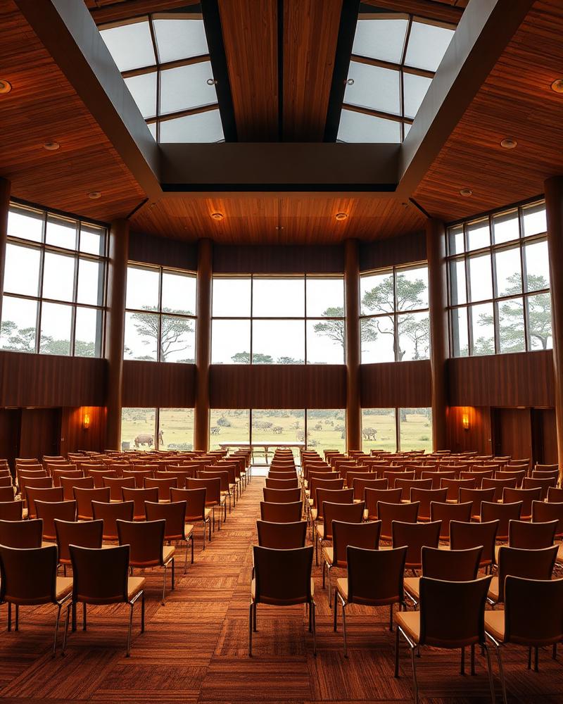 The Savannah conference room set for 150 guests